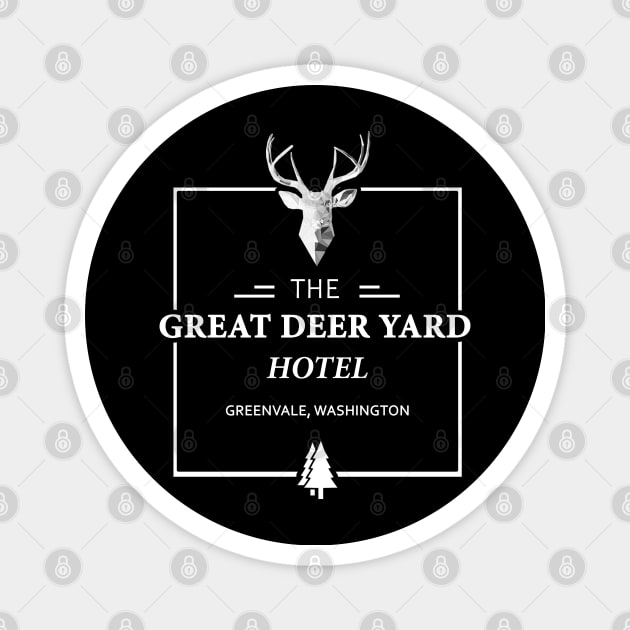 Deadly Premonition - Great Deer Yard Hotel Magnet by red-leaf